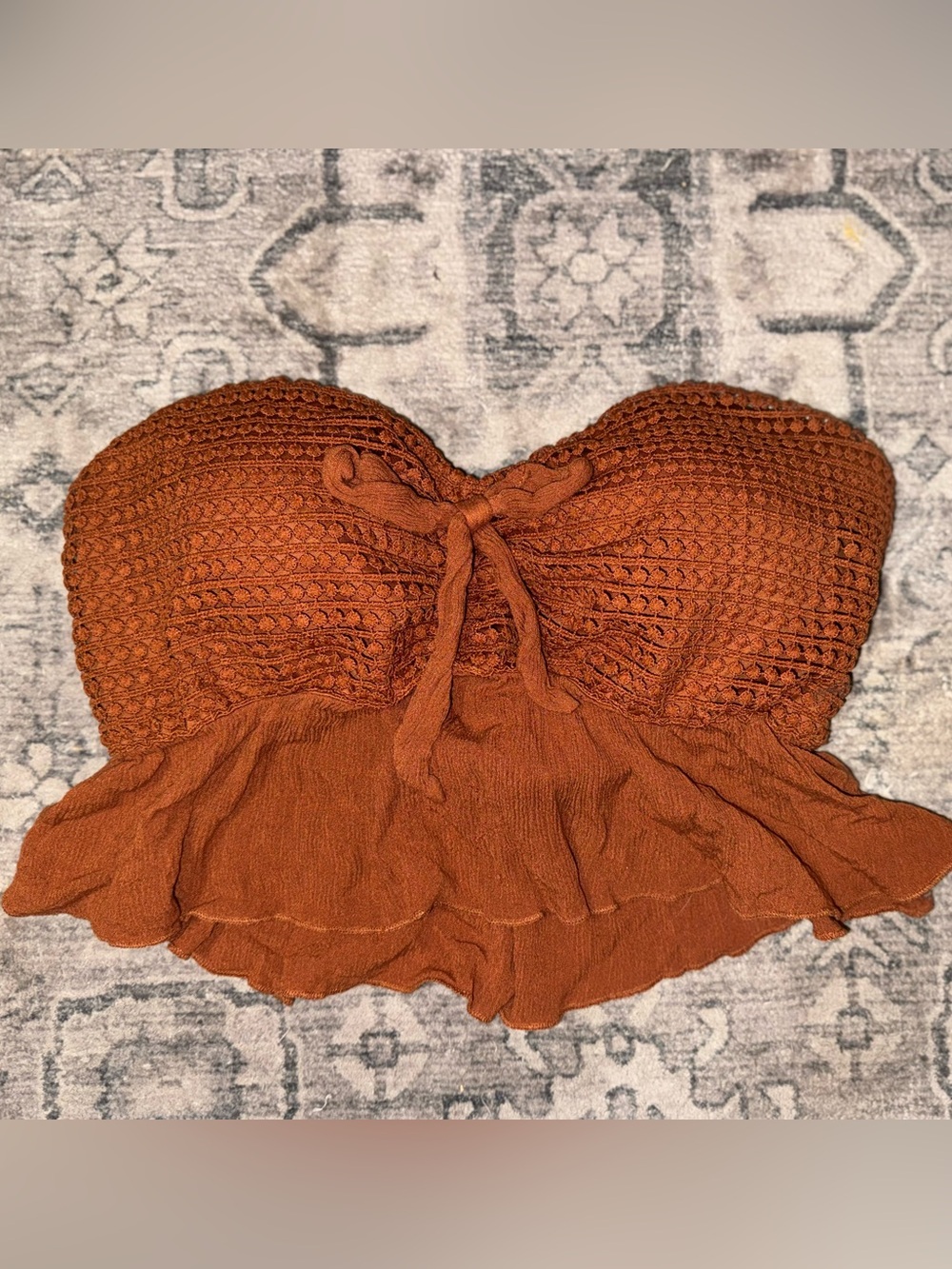 Strapless shirt